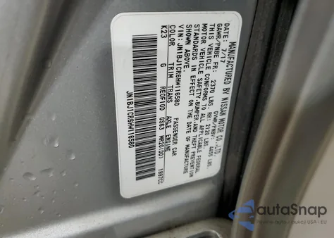 2017 Nissan Rogue Sport S из США, поврежденный, VIN JN1BJ1CR6HW116580